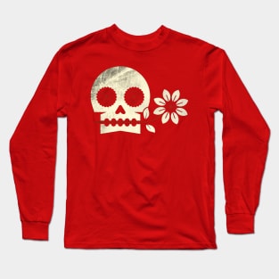 skull and rose Long Sleeve T-Shirt